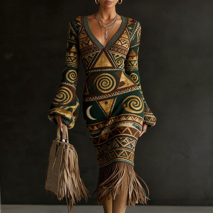 Creative Knitted Sweater Dresses For Women