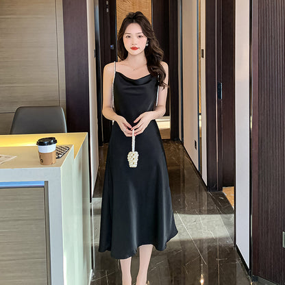 Satin Waist Slip Dress