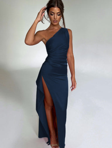 Women’s Satin Slit Dress
