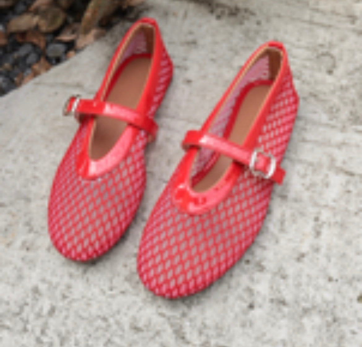 AlignEase™ Airy Mesh Ballet Flats