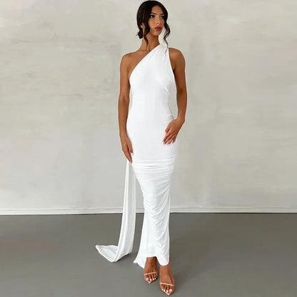 Women’s One-Shoulder Maxi Dress
