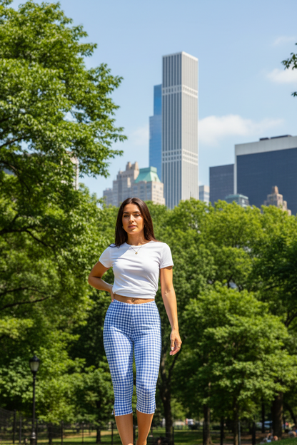 AlignEase™ Plaid Comfort Leggings